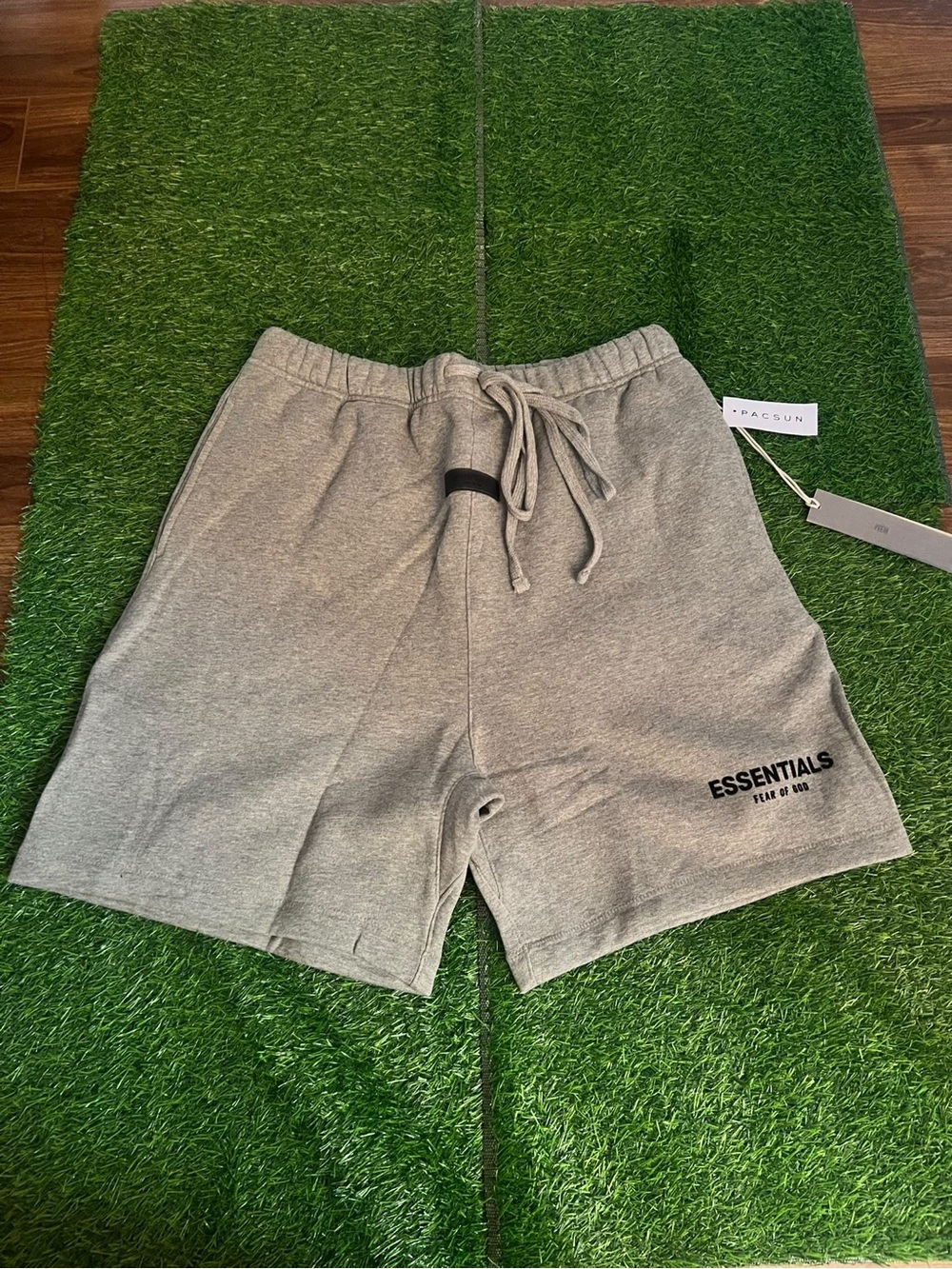 Men's Grey Drawstring Shorts
